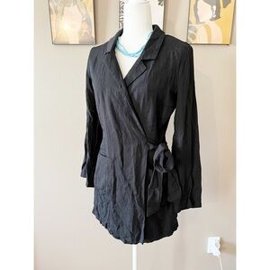 Zara Black Business Blazer Romper